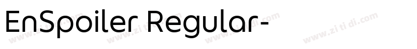 EnSpoiler Regular字体转换